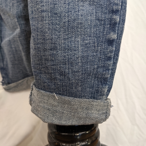 Refuge EUC bib overalls distressed 6 medium wash - Picture 9 of 16